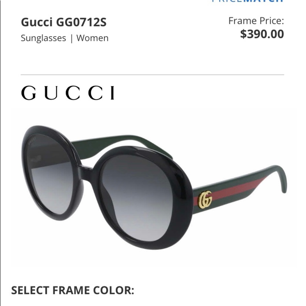 Authentic Gucci Sunglasses- GGO712S